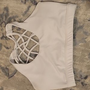 CVG white sports bra